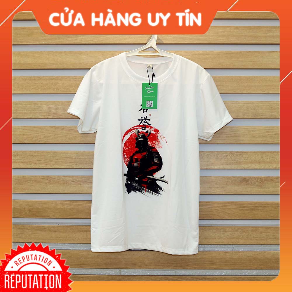 Áo Thun Thư Pháp Samurai Cực Chất In Hình Thời Trang Printee