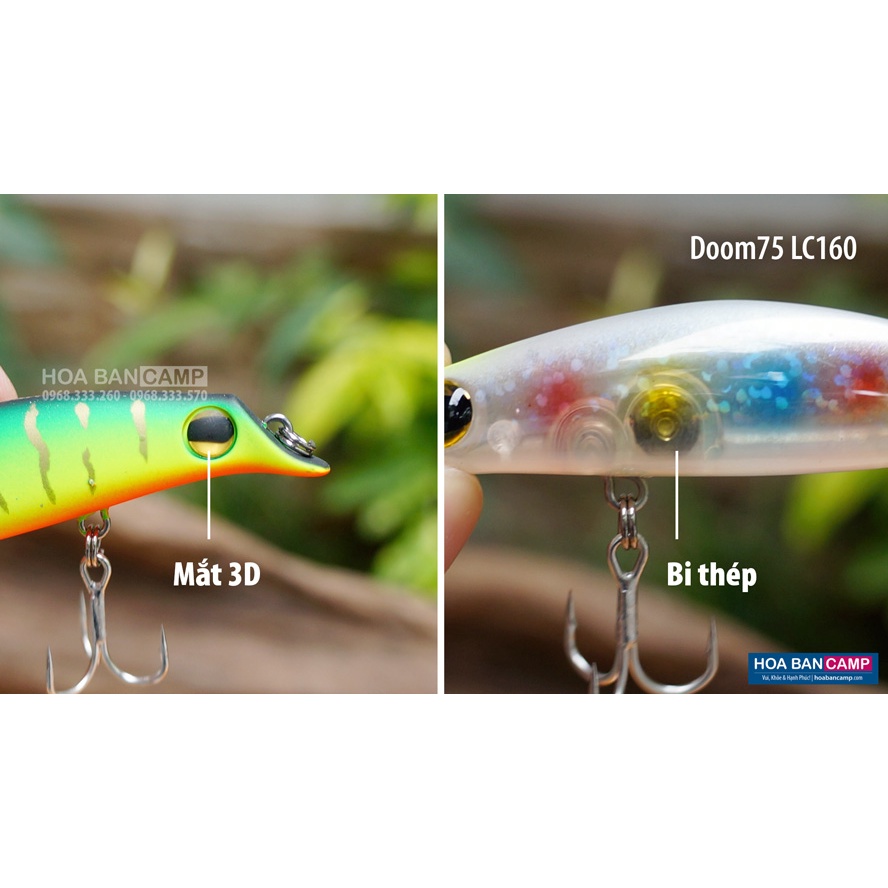 Mồi Lure Megabarra DOOM 75 LC160 | 8.8g – 75mm