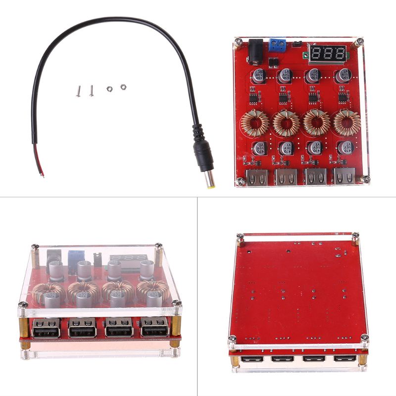 ❤~ High Quality fast transformer charge display step-down Voltage regulator power supply module with LED