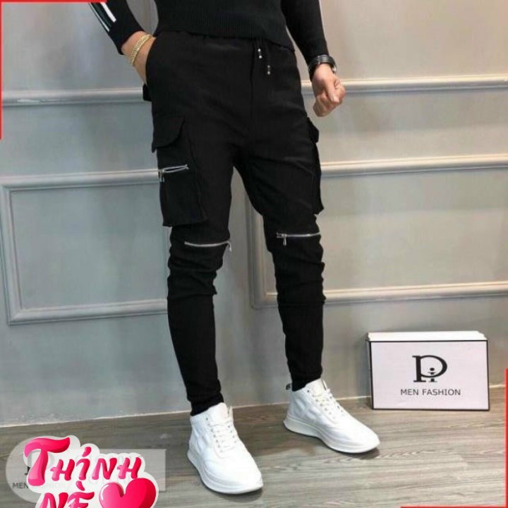 Quần Kaiki Nam Nữ Túi Hộp Phối Khóa Gối Kèm Ảnh Thật | BigBuy360 - bigbuy360.vn