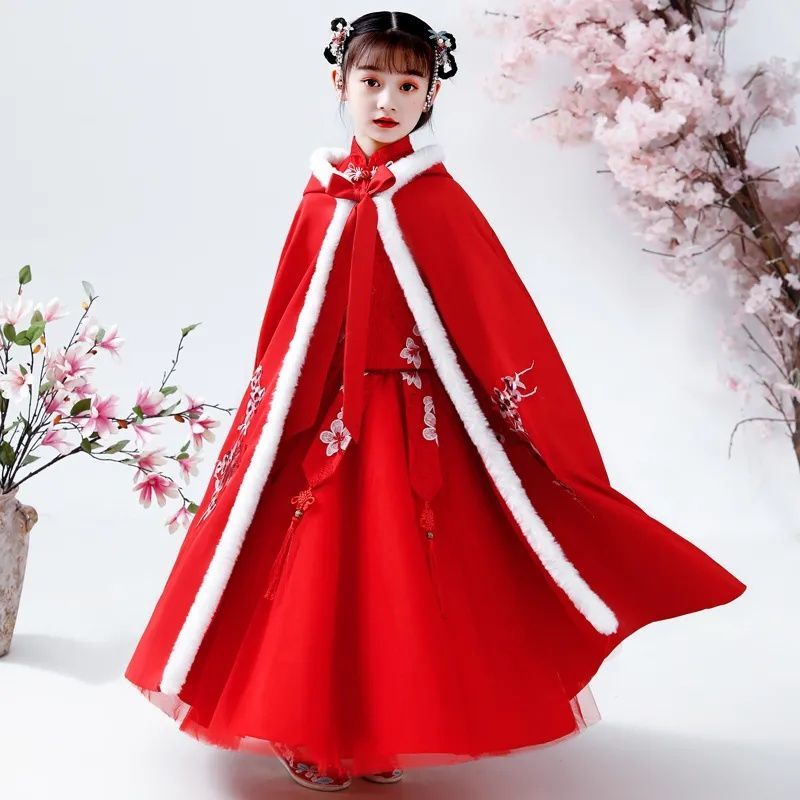 Áo Choàng Dày Dặn Giữ Ấm Thời Trang Thu Đông Cho Bé Gái | BigBuy360 - bigbuy360.vn