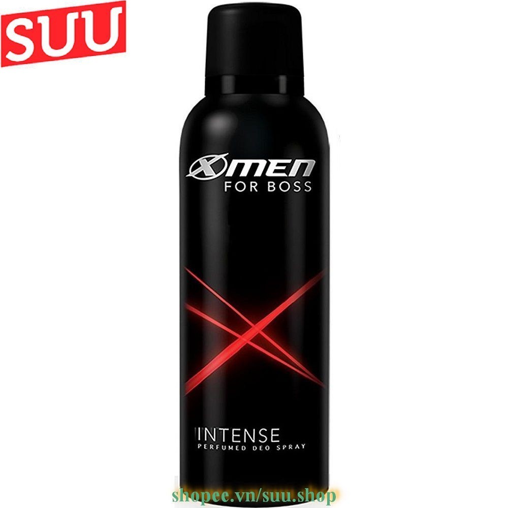 Xịt Khử Mùi Nam 150ml X-Men For Boss Intense Thơm Hương Nước Hoa suu.shop cam kết 100% chính hãng