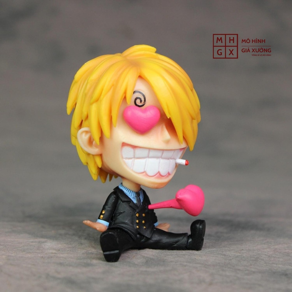 Mô hình One Piece chibi Sanji cực dễ thương cao 9cm , figure one piece , mô hình giá xưởng