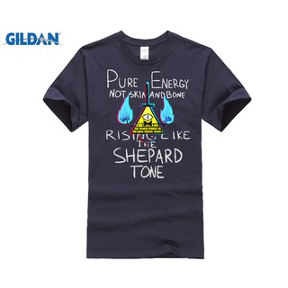 Áo thun cotton in hình Bill Cipher trong phim hoạt hình Gravity Falls P02 DIY độc đáo cho nam
