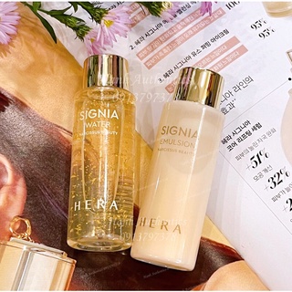 CẶP Nước cân bằng & Sữa dưỡng da HERA SIGNIA Tinh Chất Vàng 20ML
