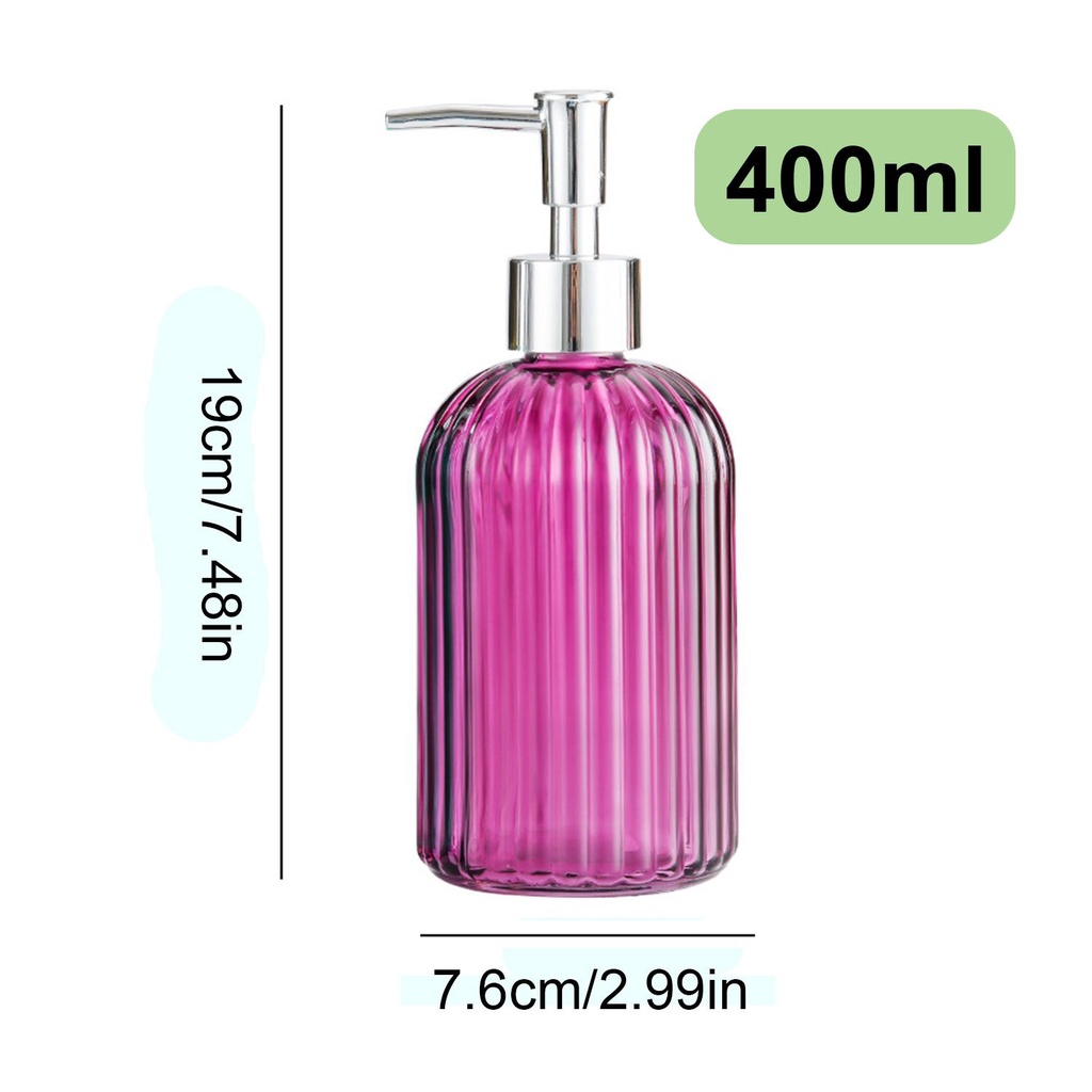 PISTA Bình Đựng Xà Phòng Dạng Lỏng 400ml Tiện Dụng Cho Nhà Bếp