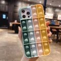 Vỏ điện thoại silicone chống căng thẳng mô hình cầu vồng cho iphone 7 8 Plus X XR XS MAX 11 Pro Max 12 Pro Max