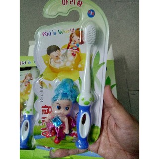 [Hàng tặng kèm đồ chơi]Bàn chải đánh răng cho bé nhập khẩu Hàn quốc