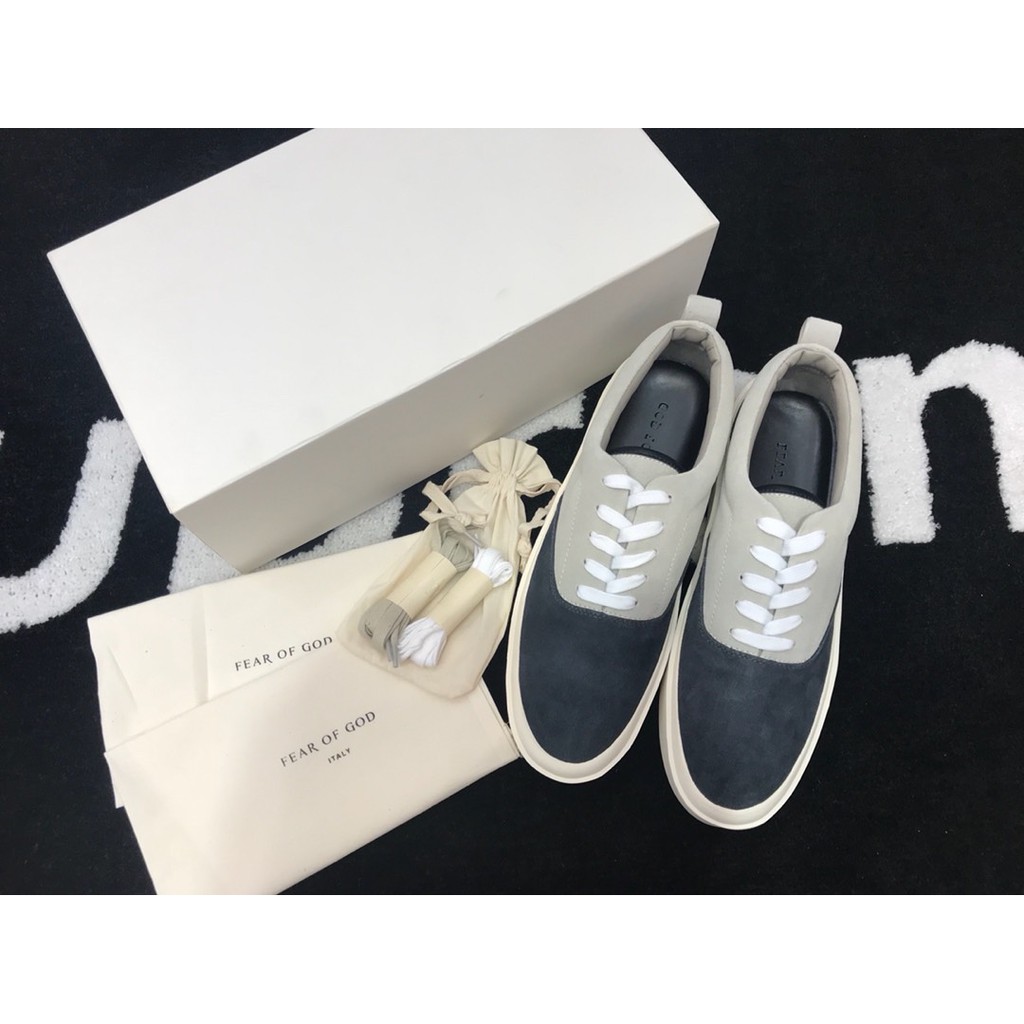 ⚡️[Mirror Quality] - Giày FOG Fear Of God 101 Low Top Vintage Black Bone Suede, Giày FOG mirror quality