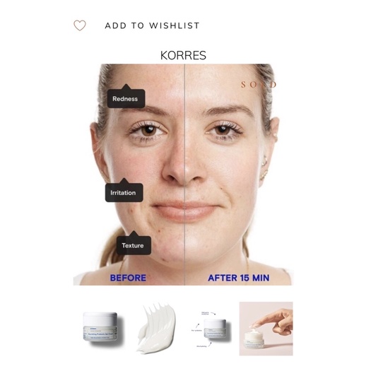 Kem Dưỡng Korres Greek Yoghurt Nourishing Probiotic Gel Cream 40ml Cho Bạn Một Làn Da Đủ Ẩm