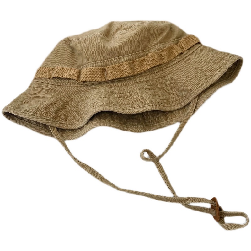 Mũ Tai Bèo Vải Cotton Có Dây Thừng Chống Gió Che Nắng Dễ Phối Đồ Thích Hợp Cho Các Hoạt Động Ngoài Trời