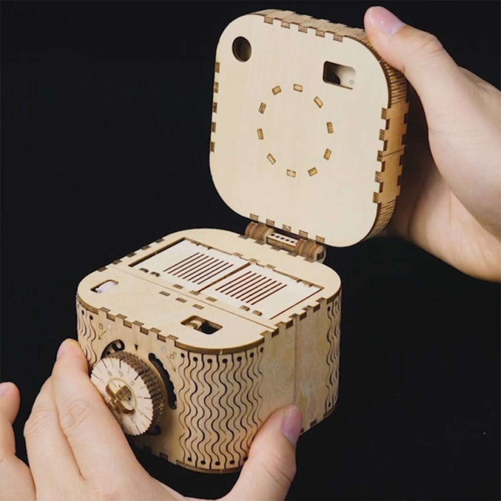 Mô Hình 3D Gỗ Chuyển Động Robotime Hộp Kho Báu  LK502