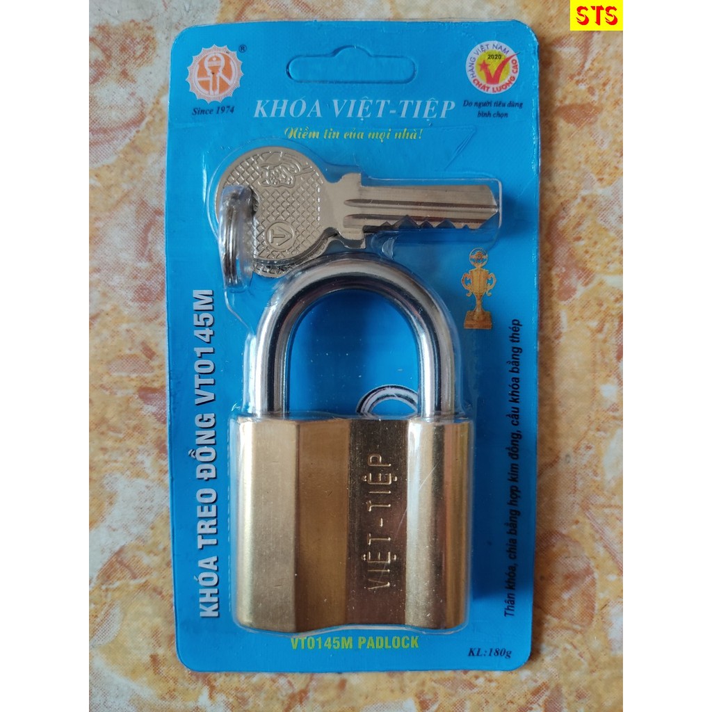 - Khóa VIỆT TIỆP - Khóa treo đồng 0145M