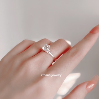 NHẪN NHÔ ĐAI TRƠN BẠC 925