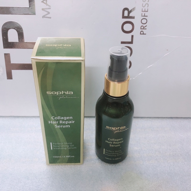 Tinh dầu phục hồi tóc Sophia Collagen Hair Repair Serum 100ml [ CHÍNH HÃNG ]