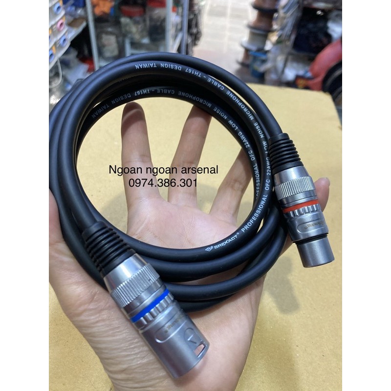 dây canon xlr đực ra canon xlr cái (dây balance, dây 2 đầu canon)