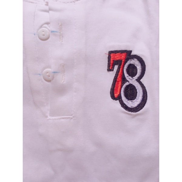 Đồ bộ bé trai 78 chất liệu cotton thấm hút mồ hôi thoáng mát thanh lịch.