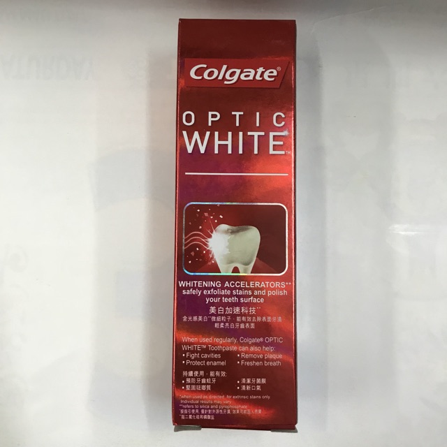 Kem đánh răng Colgate Optic White Sparkling White 100g