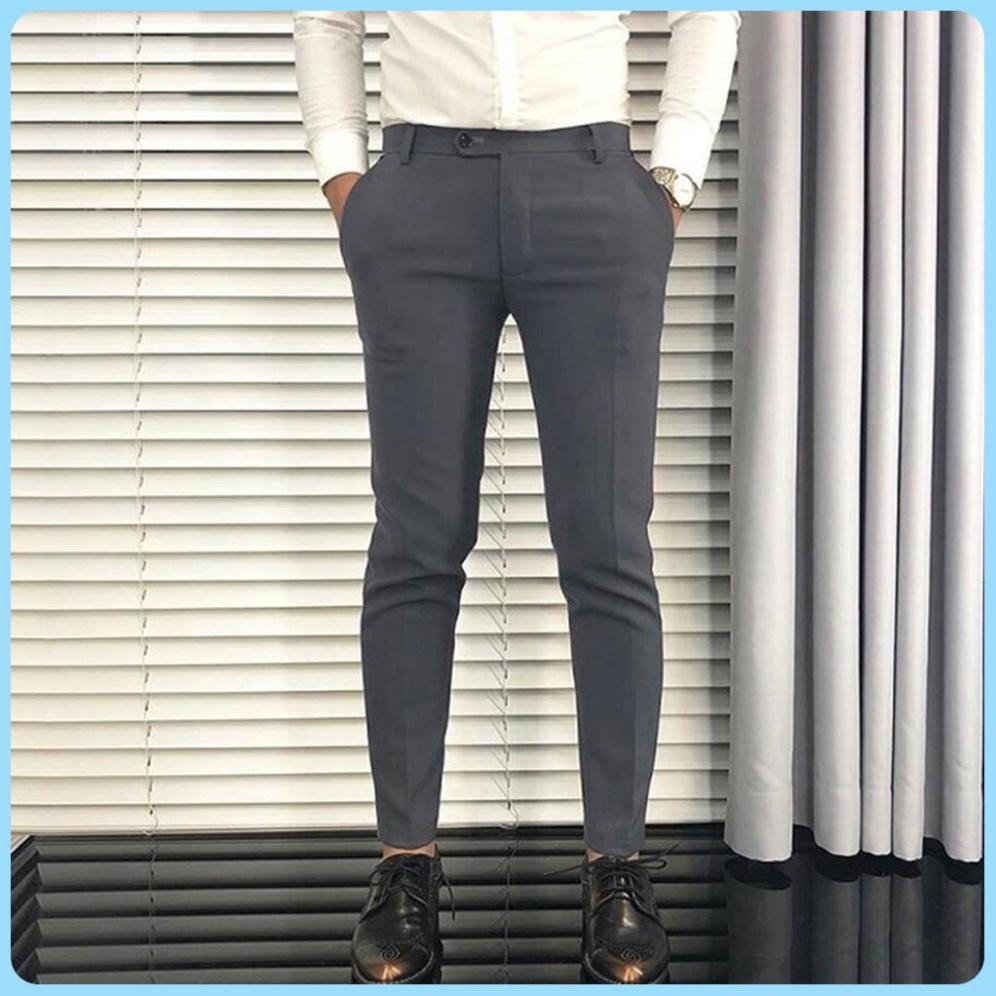 [CHUẨN FORM]Quần tây - Quần âu nam đẹp - Dáng côn trẻ trung, chất vải mềm mịn, dầy dặn, không xù, không nhăn