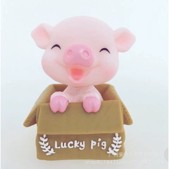 [SIÊU RẺ❤️] – Heo giỏ - Trang trí bánh sinh nhật bánh kem