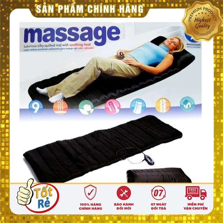 (Video) Nệm massage toàn thân lazybag
