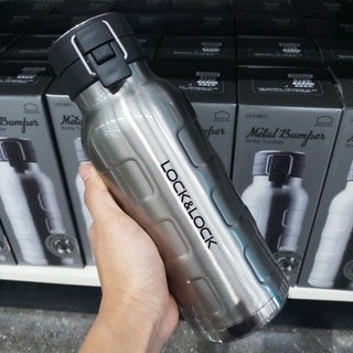 Bình giữ nhiệt Lock&lock thép không gỉ Bumper Bottle LHC4142SLV 650ml bạc