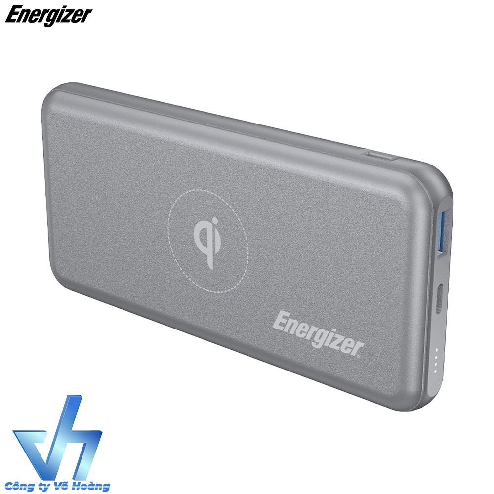 Sạc dự phòng không dây Qi 10W 10000mAh chính hãng Energizer QE10007PQ