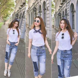Áo pull trắng cổ nơ nữ