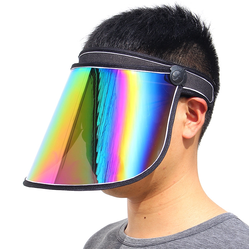 Nón kết hợp mặt nạ che mặt thoáng khí chống tia UV có thể điều chỉnh giặt được cho đi xe đạp mùa hè