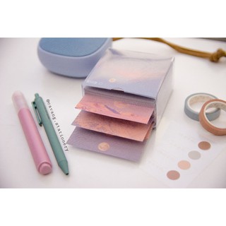 Giấy note họa tiết bầu trời ánh tím