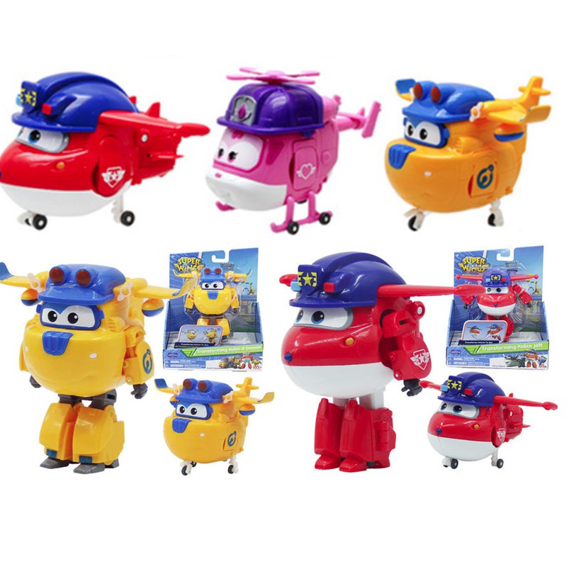 ĐỘi bay siêu đẳng Super Wings mô hình Robot biến hình máy bay cỡ lớn - Dizzy Team Cứu Hộ