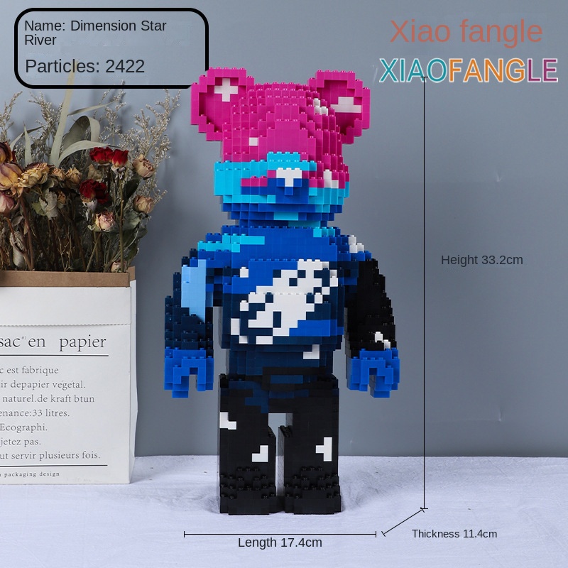 Đồ Chơi Lắp Ráp Hình Chú Gấu Độc Đáo Cho Nam Và Nữ