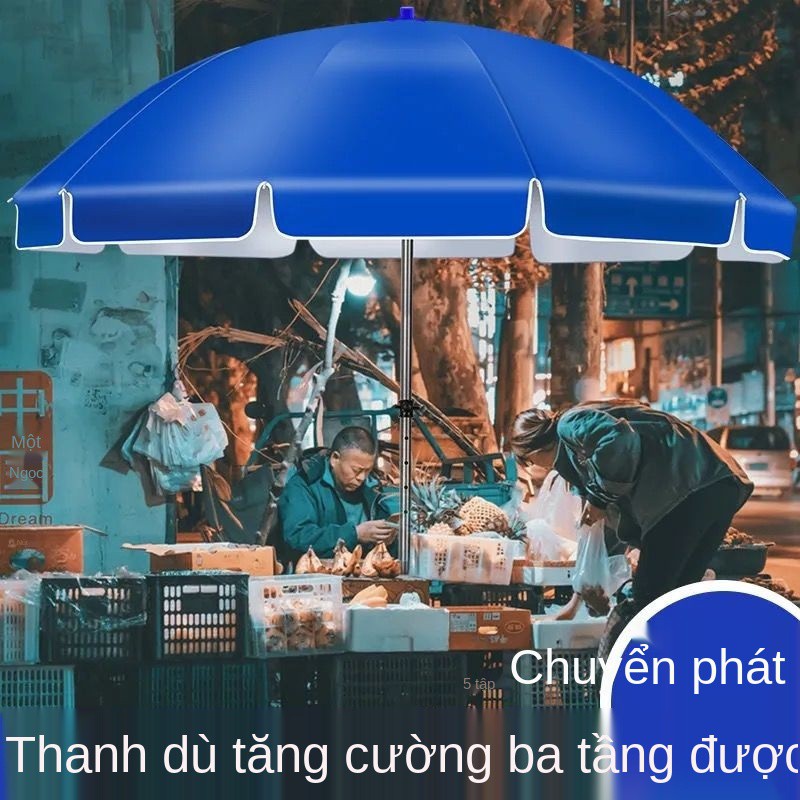 dù che nắng ngoài trời, cực lớn, tròn cán dài, dùng cho kinh doanh, quầy hàng, mưa- bằng chứng