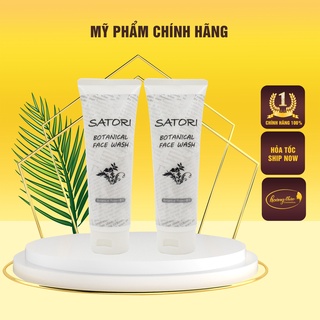 Sữa rửa mặt thảo mộc satori 150g nhật bản