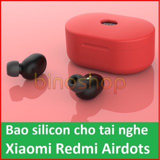 Bao silicon tai nghe Redmi Airdots - Case bọc hộp sạc Xiaomi Redmi Airdots