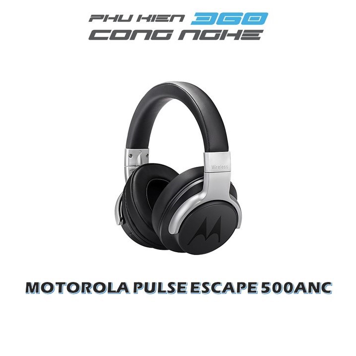 [HÀNG CHÍNH HÃNG] Tai nghe trùm đầu Motorola Pulse Escape 500 chống ồn chủ động-Chuẩn chống nước IPX4-Âm thanh sống động
