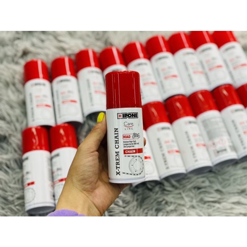 XChai xịt dưỡng sên/xích chống trôi, chống gỉ, siêu chịu tải Ipone X-trem Chain Road (100ml)