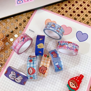 Cuộn washitape dễ thương nhiều chủ đề 🐻