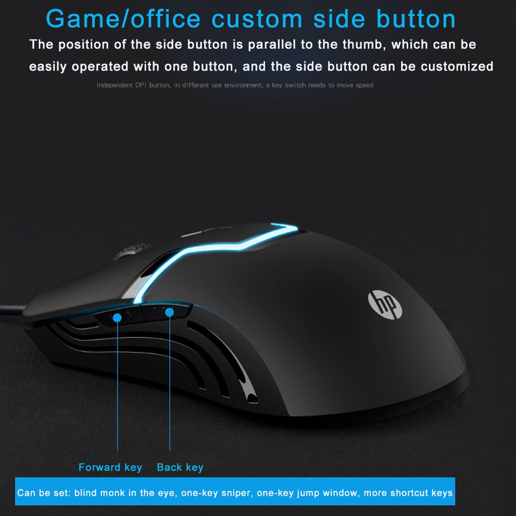 Chuột Gaming Hel + M100 Có Dây Đèn Led Usb