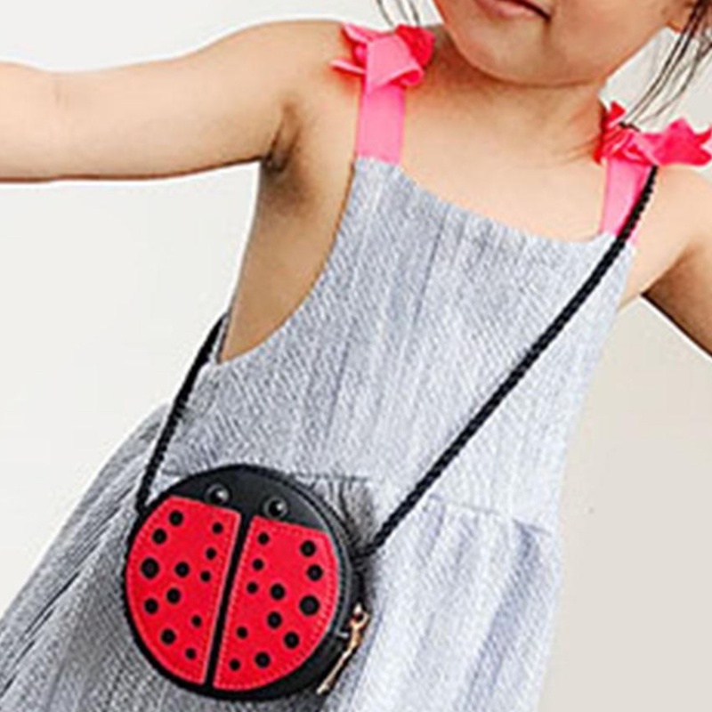 Túi Đeo Chéo Mini Hình Bọ Rùa Dễ Thương Cho Bé