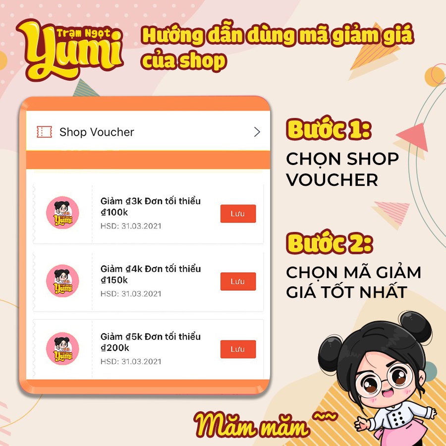 Ô mai mơ 3 vị Trạm ngọt Yumi xí muội chua mặn ngọt ăn vặt thơm ngon