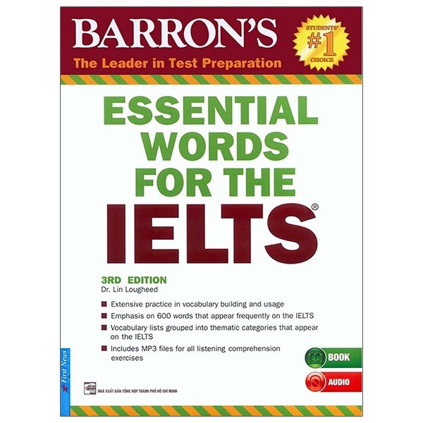 Sách - BARRON'S ESSENTIAL WORDS FOR THE IELTS (3RD EDITION) - First News