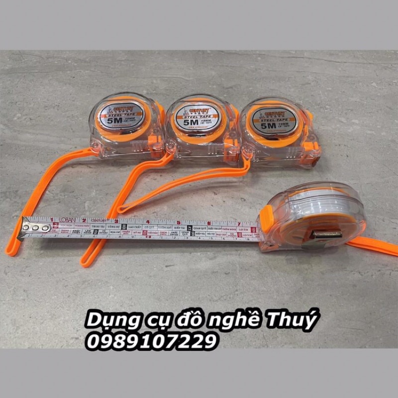 (SIÊU RẺ) THƯỚC KÉO CENTURY LỖ BAN 5 MÉT CAO CẤP