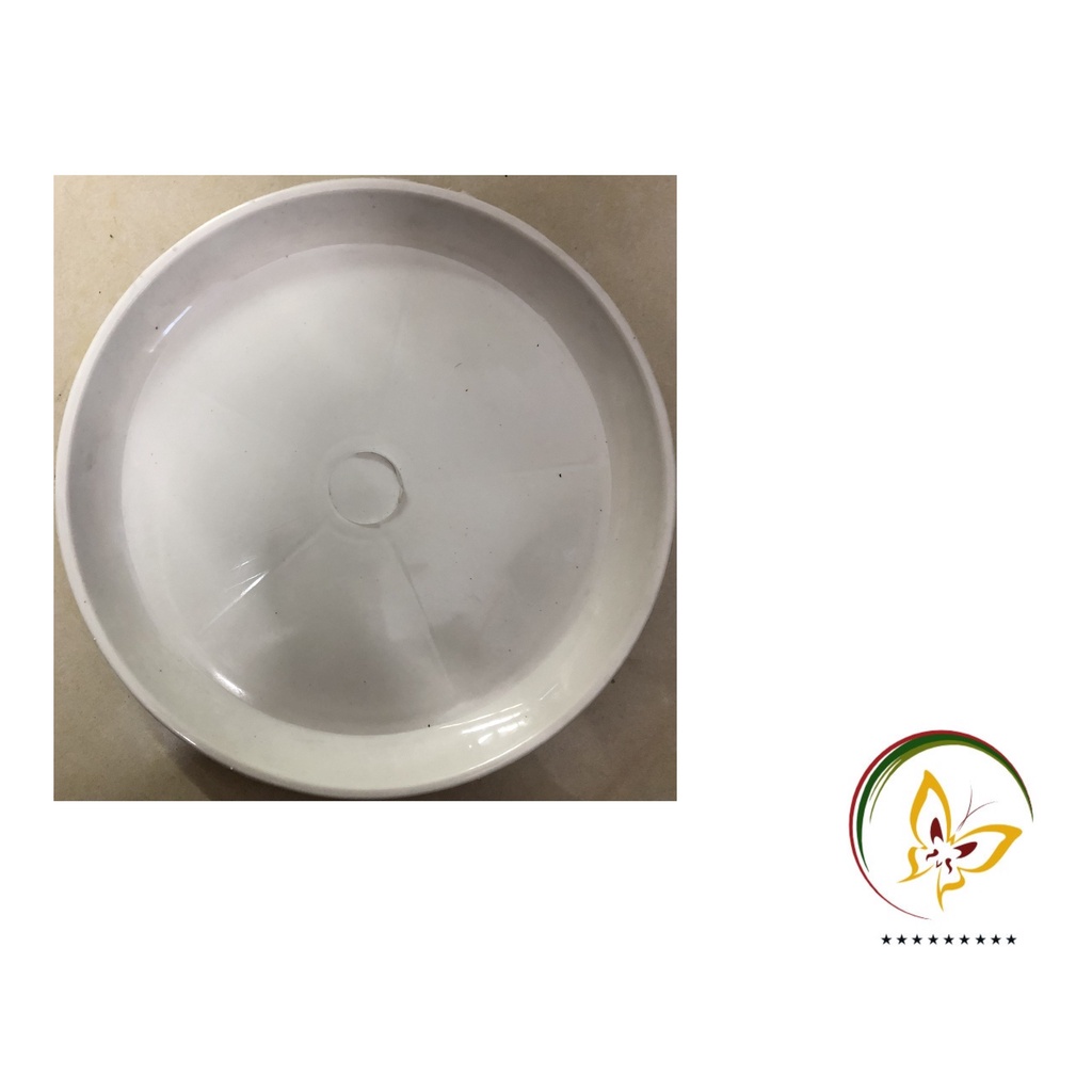 Đĩa lót chậu tròn Phi 24cm - #838#