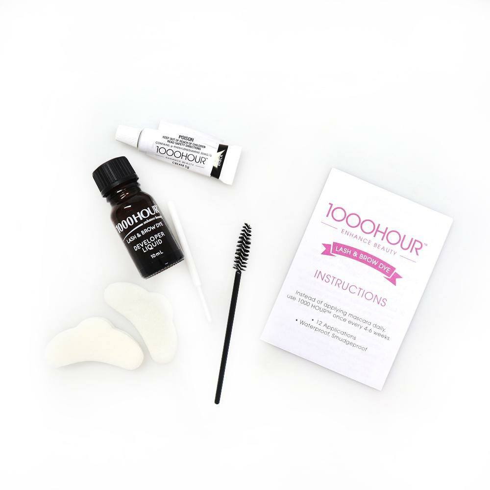 Thuốc Nhuộm Lông Mày Và Mi 1000 Hour Eyelash & Brow Dye Kit 3 Màu Đen - Nâu - Nâu Đen