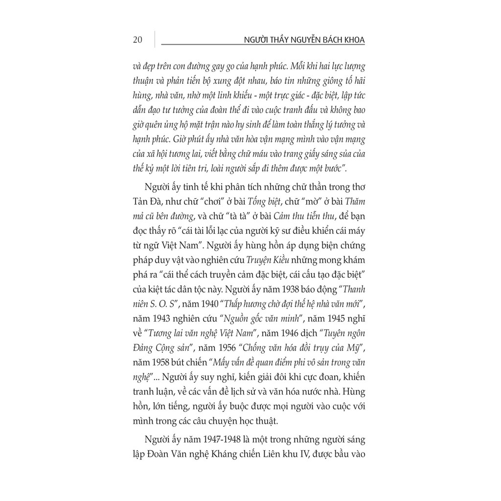Sách - Người Thầy Nguyễn Bách Khoa