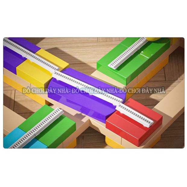 Mô hình đường ray xe lửa thông minh, đồ chơi giáo dục sớm cho bé - Đồ chơi đầy nhà