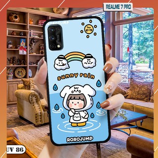 Ốp Realme 7 Pro - lưng nhám viền dẻo ngộ nghĩnh
