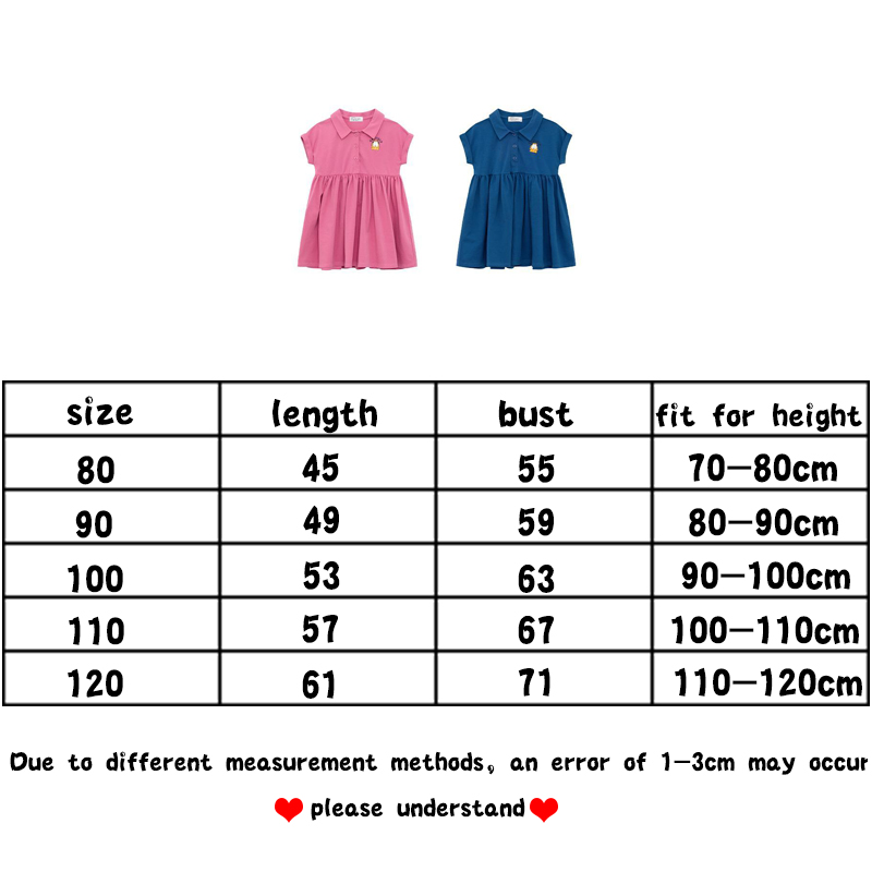 Đầm polo ngắn tay xinh xắn theo phong cách Hàn Quốc cho bé gái