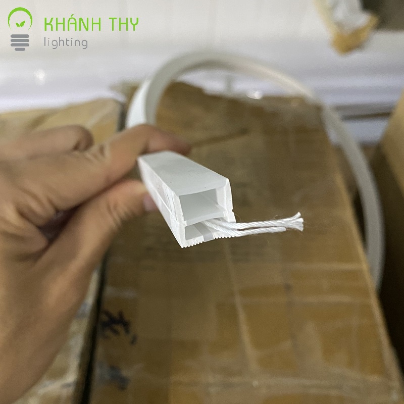 Led silicon dẻo uốn cong định hình, dùng uốn cong trên tường, trần nhà, tủ gỗ, hắt khe (dài 1 mét)